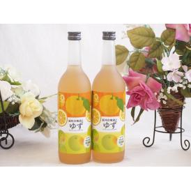 ゆず梅酒 和歌山県産南高梅使用 紀州の梅酒とゆずalc.12%　720ｍｌ×2本