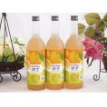 ゆず梅酒 和歌山県産南高梅使用 紀州の梅酒とゆずalc.12%　720ｍｌ×3本