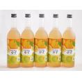 ゆず梅酒 和歌山県産南高梅使用 紀州の梅酒とゆずalc.12%　720ｍｌ×5本