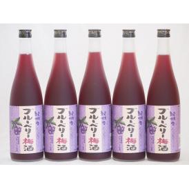 紀州のブルーベリー梅酒 中野BC(和歌山県)720ml×5本