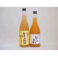 果物梅酒セット レモン梅酒×完熟みかん梅酒 中野BC(和歌山県)720ml×2本