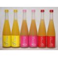 果物梅酒リキュールセット(ゆず梅酒2本 もも梅酒2本 りんご梅酒2本 )500ml×6本