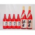 祝い赤セット 黒麹造り 海童 本格芋焼酎 濱田酒造(鹿児島県)720ml×4本 1800ml×2本