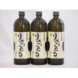 天領日田の天然水仕込み 麦焼酎 独奏会 りさいたる 27度 井上酒造(大分県)720ml×3本