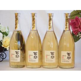長期貯蔵本格麦焼酎 限定 琥珀色の百助(大分県) 720ml×4本