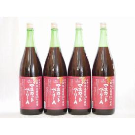 山梨県産葡萄100%使用 マスカットベリーA ライトボディ 赤ワイン 1800ml×4本