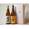 プレミアムな贈り物セット 本格芋焼酎 富乃宝山 魔王1800ml×2本