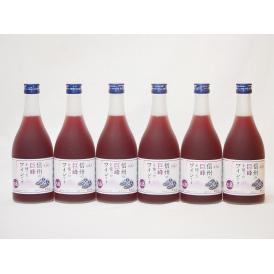 信州巨峰フルーツワインセット alc4% 甘口(長野県)500ml×6