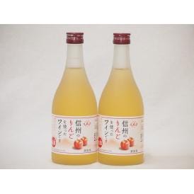 信州りんごフルーツワインセット alc4% 甘口(長野県)500ml×2