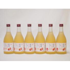 信州りんごフルーツワインセット alc4% 甘口(長野県)500ml×6