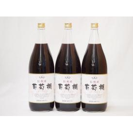日本ワインセット 信州産葡萄棚 赤ワインセット 中口(長野県)1800ml×3