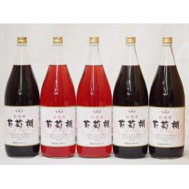 信州産葡萄棚セット 赤ワイン×3本  ロゼワイン×2本 中口(長野県)1800ml×5