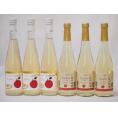 国産りんご100％シードル特集(青森広前市Ｃider3本 信州林檎3本)500ml×6本