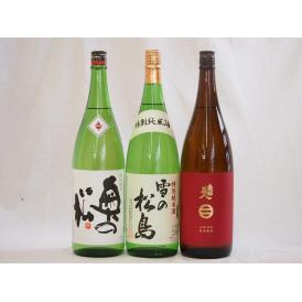 東北日本酒3本セット(奥の松 特別純米(福島県) 南部美人 特別純米(岩手県) 雪の松島 特別純米(宮城県)) 1800ml×3本