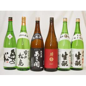 新東北日本酒6本セット(あさ開 昭和旭蔵 純米(岩手県) 奥の松 特別純米(福島県) 大七 生もと 