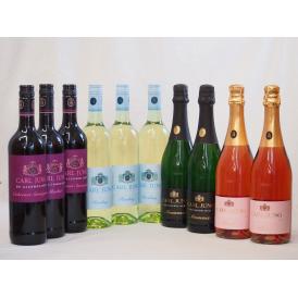 脱アルコールワイン10本セット(脱アルコールスパークリングロゼワイン カールユング(やや辛口) 脱ア