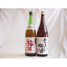 梅酒2本セット(おばあちゃんの梅酒 青梅使用小正の梅酒(鹿児島)) 1800ml×2本