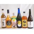豪華梅酒6本セット(芋焼酎仕込五代梅酒(鹿児島) 樽熟梅酒天空の月(大分) 梅酒 鶯の杜(奈良) 芳