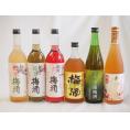 豪華梅酒6本セット(芋焼酎仕込五代梅酒(鹿児島) 宇治玉露梅酒(京都) 高千穂産梅使用熟成梅酒 赤し