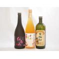 梅酒3本セット(貴梅酎スピリッツ25度(和歌山) 紅南高梅酒20度(和歌山) 高千穂産梅使用熟成梅酒