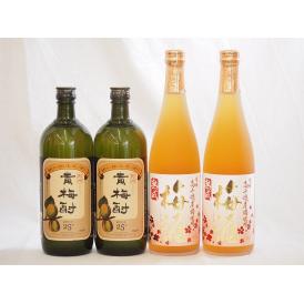 梅酒4本セット(貴梅酎スピリッツ25度(和歌山) 高千穂産梅使用熟成梅酒) 720ml×4本