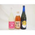 梅酒のみ比べ3本セット(ヨーグルト梅酒(福岡) 八鹿の酒蔵で造った梅酒(大分) 無添加上等梅酒(鹿児