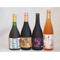 梅酒4本セット(古酒仕込み梅酒 紅南高梅酒20度(和歌山) 高千穂産梅使用熟成梅酒 梅香 百年梅酒(