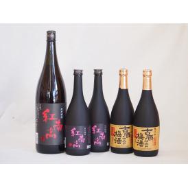 梅酒5本セット(古酒仕込み梅酒 紅南高梅酒20度(和歌山)) 720ml×4本 1800ml×1本