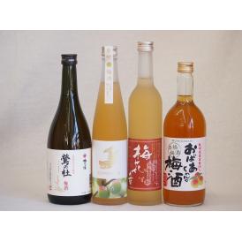 梅酒4本セット(おばあちゃんの梅酒 金鯱梅酒 梅花音梅酒(岩手) 梅酒 鶯の杜(奈良)) 720ml