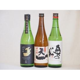 選りすぐり地酒3本セット(金鯱 純米夢吟香 奥の松 特別純米(福島県) 早川酒造 天一純米(三重県)