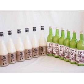にごり酒12本セット(白川郷にごり純米(岐阜県) にごり酒五郎八(新潟県)) 720ml×12本