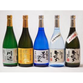 恒松酒造セット 熊本県米芋焼酎5本セット(黒麹仕込芋焼酎 王道楽土 自家栽培米 純米焼酎 ひのひかり