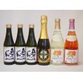 日本酒スパークリング飲み比べ6本セット(奥の松酒造 スパークリング日本酒 純米大吟醸（福島県） 山元