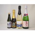 日本酒スパークリング飲み比べ4本セット(奥の松酒造 スパークリング日本酒 純米大吟醸（福島県）山元酒