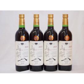山梨県産マスカット・ベーリー4本セットA赤ワイン(中重口)750ml×4