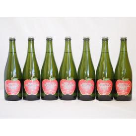 7本セット(北海道余市産りんご100%シードル スパークリングワイン alc.5.5% やや甘口) 