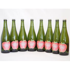 8本セット(北海道余市産りんご100%シードル スパークリングワイン alc.5.5% やや甘口) 