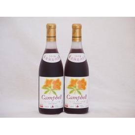 2本セット(北海道産キャンベルアーリ赤ワイン プレミアムキャンベル甘口) 720ml×2本