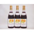 3本セット(北海道産キャンベルアーリ赤ワイン プレミアムキャンベル甘口) 720ml×3本