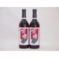 2本セット(オーガニック赤ワイン コンコード種あずさワインalc.11%中口) 720ml×2本
