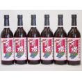 6本セット(オーガニック赤ワイン コンコード種あずさワインalc.11%中口) 720ml×6本