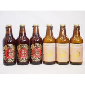 赤味噌クラフトビール飲み比べ6本セット(プラチナエール 名古屋赤味噌ラガー) 330ml×6本