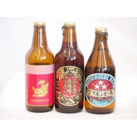 クラフトビール3本セット(アルト ミツボシピルスナー 名古屋赤味噌ラガー) 330ml×3本