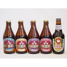 クラフトビール5本セット(アンバーエール ミツボシヴァイツェン ミツボシウインナースタイルラガー ミ