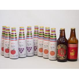 クラフトビールとリキュール11本セット(ヒュヴァ リンゴサワーalc.5% ヒュヴァ 巨峰サワーal