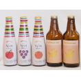 クラフトビールとリキュール5本セット(ヒュヴァ リンゴサワーalc.5% ヒュヴァ 巨峰サワーalc