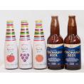 クラフトビールとリキュール5本セット(ヒュヴァ リンゴサワーalc.5% ヒュヴァ 巨峰サワーalc