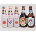クラフトビールとリキュール5本セット(ヒュヴァ リンゴサワーalc.5% ヒュヴァ 巨峰サワーalc