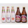 クラフトビールとリキュール5本セット(ヒュヴァ リンゴサワーalc.5% ヒュヴァ 巨峰サワーalc