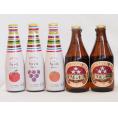 クラフトビールとリキュール5本セット(ヒュヴァ リンゴサワーalc.5% ヒュヴァ 巨峰サワーalc